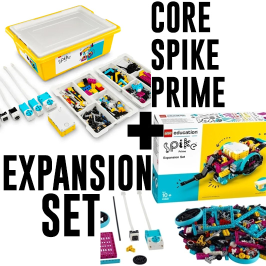 Lego Education Spike Prime Set + Lego Education Spike Prime Expansion Pack  Combo - Smart Kids STEM & Robotics